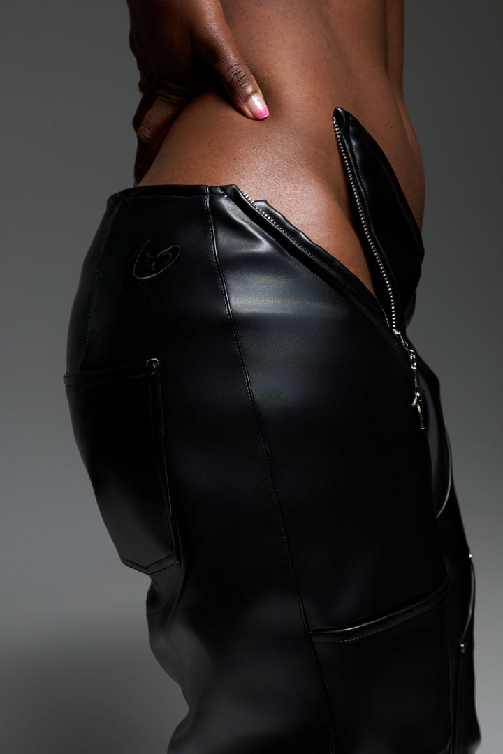 Faux Leather Pants